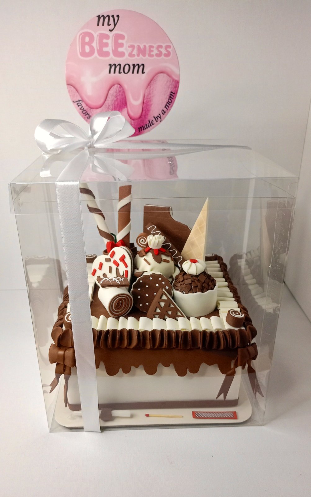 Foam cake box